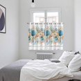 thumbnail image 3 of Vintage Beach Coastal Kitchen Curtains Window Panels, Nautical Shell Starfish Coral Summer Insulated Window Treatment Curtain, Grommet Curtains for Bedroom/Living Room/Bathroom, 2 Piece 52"Wx63"L, 3 of 8