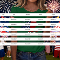 thumbnail image 3 of MEICHEN Short Sleeve Independence Day Women’s 250th Anniversary USA Shirt 2026 American Flag Retro Graphic Tee, 3 of 6