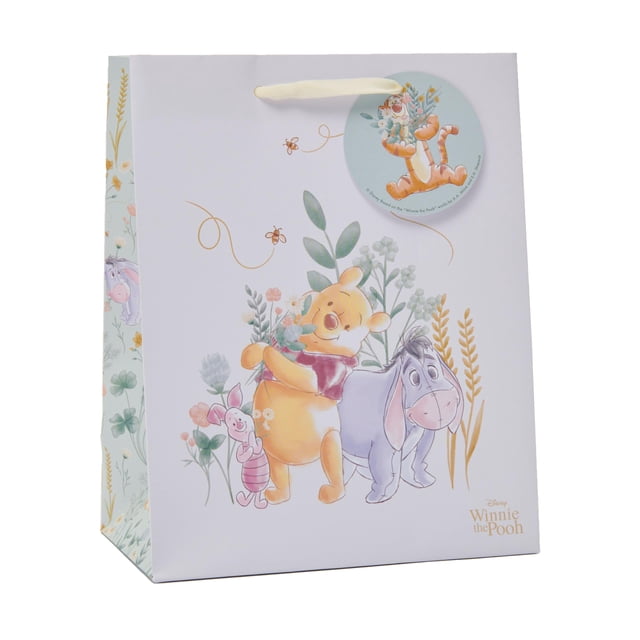 Bolsa de regalo UK Greetings Winnie The Pooh, tamaño mediano, 19 x 23 x 9 cm
