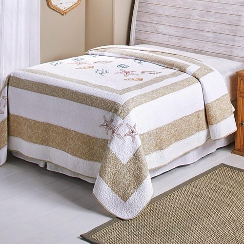 Pearl Embroidered Bedspread CollectionKing Bedspread