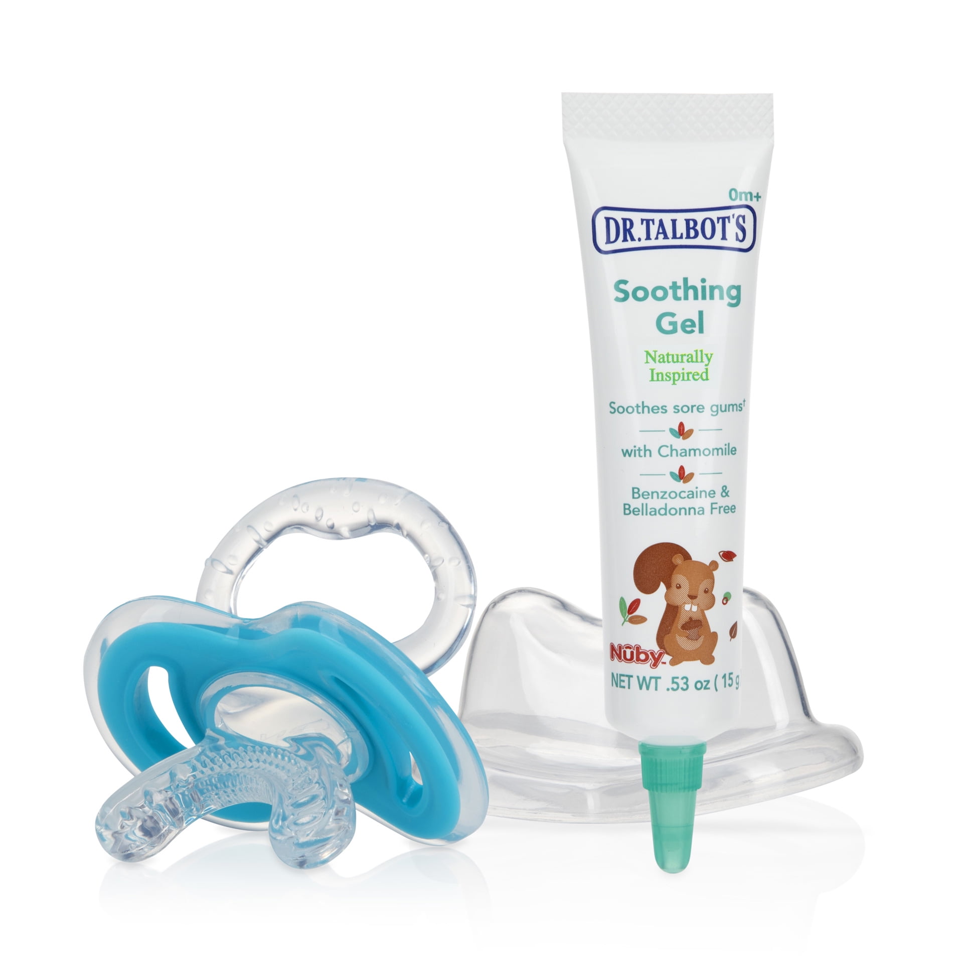 Dr. Talbot's Soothing Gel and Gum-eez Teether for Teething Infants, 0.53 oz Gel