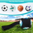 thumbnail image 4 of Soccer Kick Trainer, Soccer Trainer Solo Soccer Trainer Volleyball Training Aid with Adjustable Waist Belt for Kids Beginner Kick Off Trainer Soccer Training Control Skills, 4 of 9