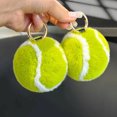 thumbnail image 5 of Wilitto Tennis Ball Plush Pendant Soft Stuffed Ball Plush Toy Fluffy Tennis Ball Key Ring Charm Sports Backpack Decoration Birthday Gift tennis, 5 of 12