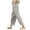 B-Gray, variant on Wyobmus Women Cotton Linen Pants Casual Comfy High Waist Drawstring Straight Leg Pants Lightweight Summer Beach Linen Pants B-Gray