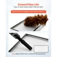thumbnail image 6 of VEVOR Laminar Flow Hood Filter, 46.02 x 21.85 x 3.15 in, 1 Piece HEPA Filter Replacement for 49.65 x 40.55 in FUU Fan Filter Unit to Capture Particles Sized 0.3μm, Glass Fiber, Aluminum Frame, 6 of 9