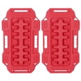 thumbnail image 1 of Pistas de tracción de recuperación, escalera de neumáticos para nieve, arena, barro, accesorio Universal antideslizante para vehículos (rojo), 2 uds., 1 of 11