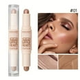thumbnail image 2 of 2 Pack Highlighter Stick for Contouring Basketball Headbands Makeup Sharpener Big and Concealing with Smooth Aquarium Decorations Large And Tall Eye Highlighter Blendable Formula Ideal for Makeup, 2 of 7