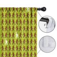 thumbnail image 4 of Blackout Kids Curtains,Green Bigfoot Pattern Childrens Insulated Curtains Set Of 2,Bedroom Essentials,Toddler Room Decor 42x84in(106x213cm), 4 of 5