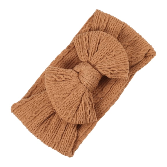 Unique Bargains Classic Fashion Bow Headbands for Girls 6.10"x3.35" 1 Pc Orange