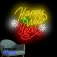 thumbnail image 2 of Handmadetneonsign Happy New Year Neon Sign, New Year Led Sign, New Year Party Wall Art, New Year Eve Celebration Decor 83632, 2 of 5