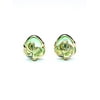 Peridot Nugget Clip Earrings