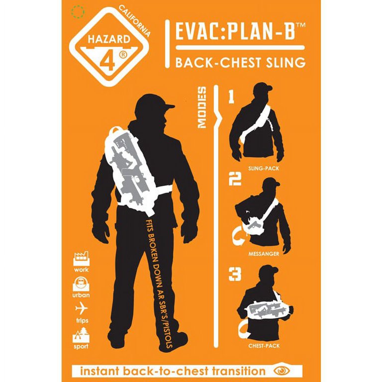 Hazard 4 Evac Plan-B Sling Pack, ATACS - Walmart.com