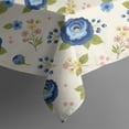 thumbnail image 5 of Pioneer Flower Floral Print Pattern Square Tablecloth, Waterproof Wipeable Spillproof Washable Table Cover for Home Kitchen Party Decor, 42"x42", 5 of 6