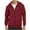 Wine, variant on DPTALR Men's Solid Color Cargo Hooded Jacket with Multiple Pockets,Dropped Shoulder,Long Sleeved for Sports,Fitness Training,Dark Gray,XXXL