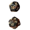 thumbnail image 3 of 7 Uds. De Dados Poliédricos Acrílicos, Accesorios Para Fiestas, Juegos De Mesa Para Dnd Rpg, Rojo Y Negro Sunnimix dados poliédricos, 3 of 8