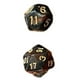 thumbnail image 3 of 7 Uds. De Dados Poliédricos Acrílicos, Accesorios Para Fiestas, Juegos De Mesa Para Dnd Rpg, Rojo Y Negro Sunnimix dados poliédricos, 3 of 8