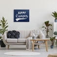 thumbnail image 2 of Stupell Industries Blue Vintage Style Happy Camper Typography , 30 x 24, Design by Lil' Rue, 2 of 5