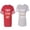 Men Red / Women Heather, variant on Proud Husband Freaking Wife Matching Couple Cotton Jerseys (Men Red / Women Red) (Men XL / Women XL)