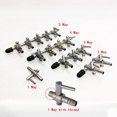 thumbnail image 3 of Stainless Steel Aquarium Tank Air Pump Air Flow Splitter Air Flow Tube Pipe Line Control Valve Switch Valve, 3 of 9