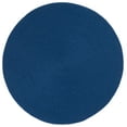 thumbnail image 2 of SAFAVIEH Braided Kader Solid Reversible Area Rug, Dark Blue, 3' x 3' Round, 2 of 7