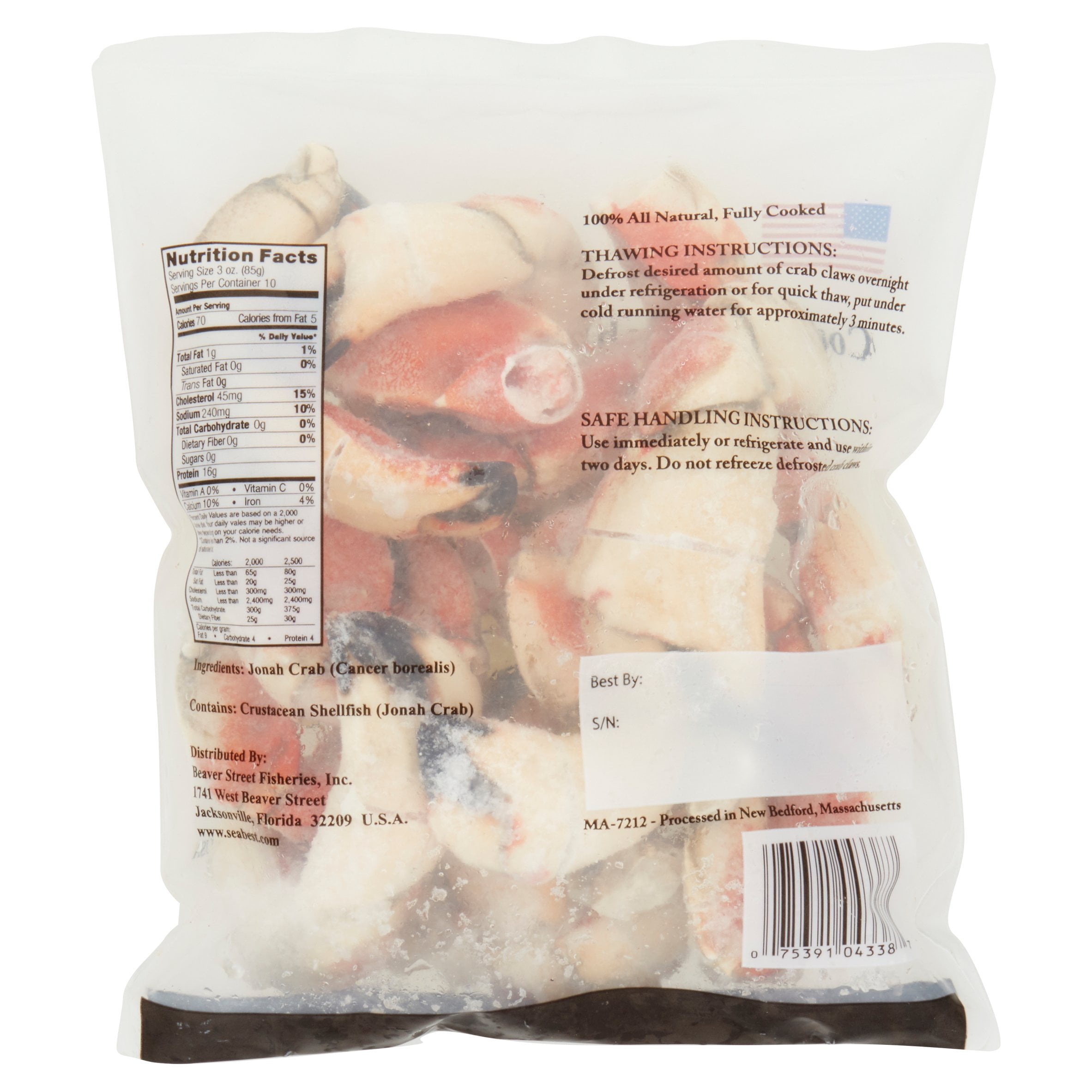 Stone Crab Claw Nutrition Facts Besto Blog