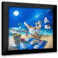 thumbnail image 1 of West, Ronald 20x20 Black Modern Framed Museum Art Print Titled - Just Perfect at Vlees Bay, 1 of 5
