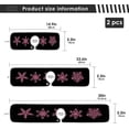 thumbnail image 3 of Pink Shiny Snowflakes Kitchen Sink Splash Guard 2 Packs Faucet Absorbent Mats Christmas Glittering Faucet Handle Drip Catcher Quickly Drying Mat for Kitchen Counter Bathroom, 14.9"x5.5", 3 of 7