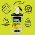 thumbnail image 2 of 75 heavy-duty multi-surface cleaning wipes – double texture 10, 2 of 4