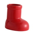 thumbnail image 2 of Boot Vase Decorative Vase Flowerpot Festive Whimsical Design for Office Desk Entryway or Bookshelf Ornament, 2 of 9