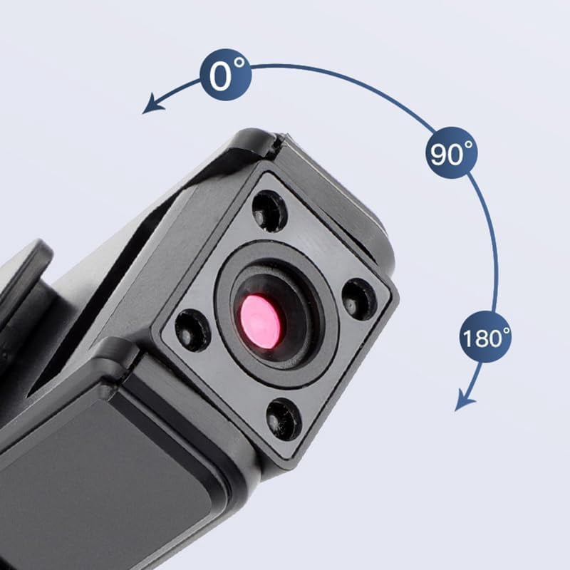 Ultra Hd 2-in-1 Sports Video & Audio Recorder, 1080p Wearable Body Camera, 180° Freely Rotating Lens with Night Vision, for Capturing Beautiful Moments (1pc)
