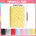 thumbnail image 3 of Solivara A6 PU Leather Budget Notebook 6 Ring Loose Leaf With Zipper Pockets For Financial Organizer(Yellow,7.48*5.31*1.26in), 3 of 4
