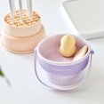 thumbnail image 2 of Silicone Makeup Brush Cleaner Powder Puff Beauty Egg Drying Rack Sponge Brush Dry Cleaning Tool Holder, 2 of 5