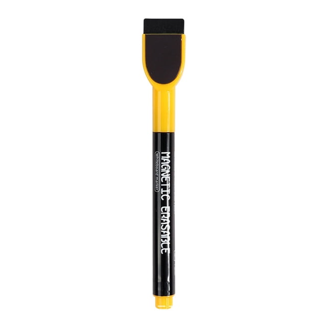Preplabs Marqueurs pour Tableau Blanc 12 Unités, Marqueurs à Pointe Colorée avec Effaceur, Lot de 1 Marqueurs Fins Inodores pour Calendrier Enfants pour Enfants Faible Odeur Marqueurs Fins Noir One