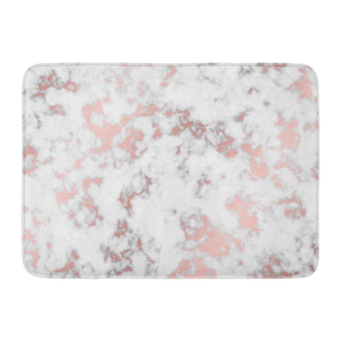 LADDKE Pink Pattern Marble Rose Gold Metal Wedding Simple Sparkle