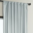 thumbnail image 5 of Half Price Drapes Aquarius Blue Heritage Plush Velvet Room Darkening Curtains (1 Panel), 50W X 96L, 5 of 12