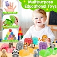 thumbnail image 4 of Juguete de aprendizaje KMUYSL Safari Animals de 1 a 3 años con 20 unidades, 4 of 7