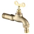 thumbnail image 3 of HLONK Faucets Laundry Faucet Utility Room Sink Faucet .5X10CM Golden, 3 of 8