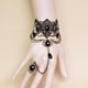 thumbnail image 4 of de Encaje Steampunk Punk, Conjunto de de Anillo de Piedras Preciosas Boda Fiesta de Graduación Mano Mujer Accesorios de Disfraz, 4 of 9