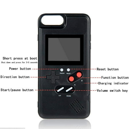 ZEDWELL Gameboy Phone Case 36 Retro Video Games Color Display Phone Cover For (Best Gameboy Games For Iphone)
