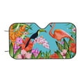 thumbnail image 7 of Daiia Tropical Jungle Flamingo Windshield Sun Shade for Car SUV Truck (Small ), Car Sun Shade Windshield, Car Shades for Front Windows, Sunshade for Car Windshield, 7 of 7