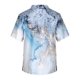 thumbnail image 3 of Men's Printed Short Sleeve V-neck Tops Working Pocket BlouseXL, 3 of 3