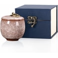 thumbnail image 5 of Ceramic Memorial Keepsake Urns,Small Urns For Human Ashes, Hold 5.5 Cubic Inches Of Ashes, Beautiful Mini Sharing Funeral Urns With Exquisite Box, 5 of 5