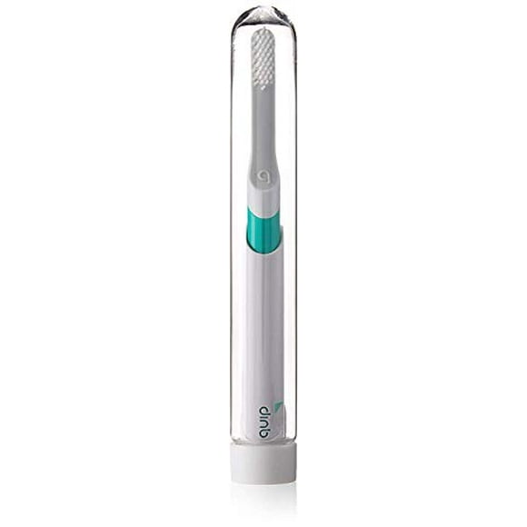 Quip Electric Toothbrush - Green - Electric Brush and Travel Cover Mount (New Edition)