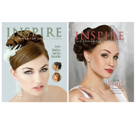INSPIRE Beauty Hairstyles Stylist Salon Client Ideas Package 2 Books BK-V2017