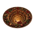 thumbnail image 2 of Fmbmuo Christmas 3D Rugs Optical Illusion Round Low-Profile Christmas Rug 3D Vortex Illusion Rug for Entryway Bathroom Kitchen, 2 of 4