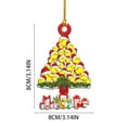 thumbnail image 3 of Adorno de Navidad Árbol encantador Regalo Adorno Árbol de Navidad Decoración de fiesta colgante Wmkox8yii fhajkh5303, 3 of 5