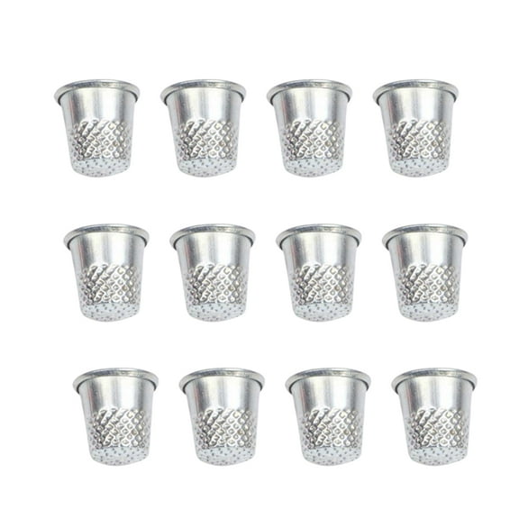 Raindrops 30 Pcs Thimbles for Hand Sewing Sewing Thimble 1.90X1.80X1.80CM Silver