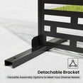 thumbnail image 5 of Poteban Outdoor Privacy Metal Screen, Decorative Partition for Balcony Patio, Fence Panels for Outside Lawn Garden(Black-Street), 5 of 6