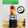 thumbnail image 3 of Personal Blender for Shakes and Smoothies, 2 Large 20oz Cups Included, Blends Ice, Portable Nutritional Blender, 800Watt Peak Blending, 3 of 7