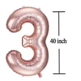 thumbnail image 1 of Globos de 30 números de oro rosa Big Giant Jumbo Large Number 30 Globos de Mylar de lámina COLORFUL ELVES COLORFUL ELVES, 1 of 2